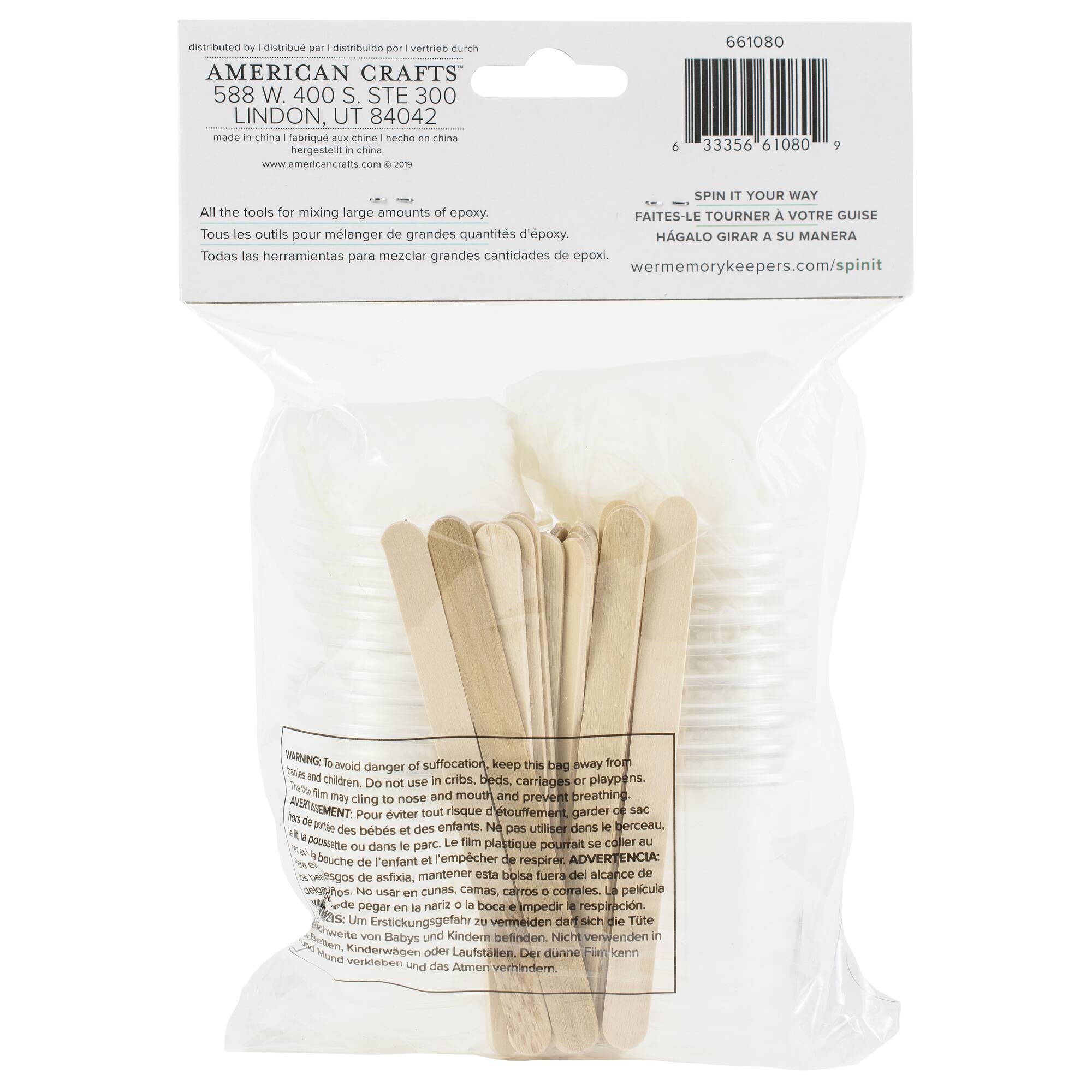 We R Memory Keepers® Spin It™ Epoxy Mixing Supplies, 60ct.